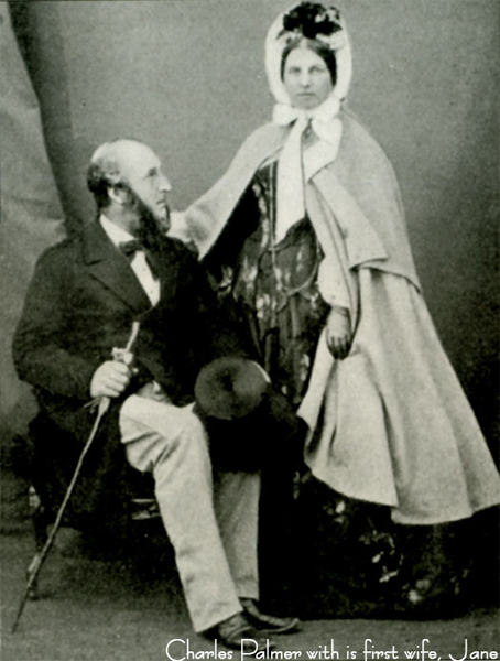 Charles Palmer with his first wife Jane