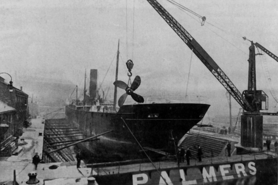 One of Palmer ship seen in dry-dock.